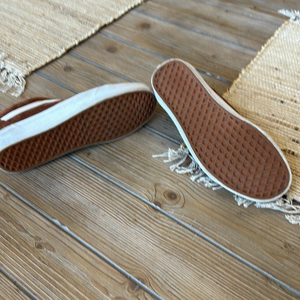 Vans Brown and White Suede Sneakers - Picture 5 of 5